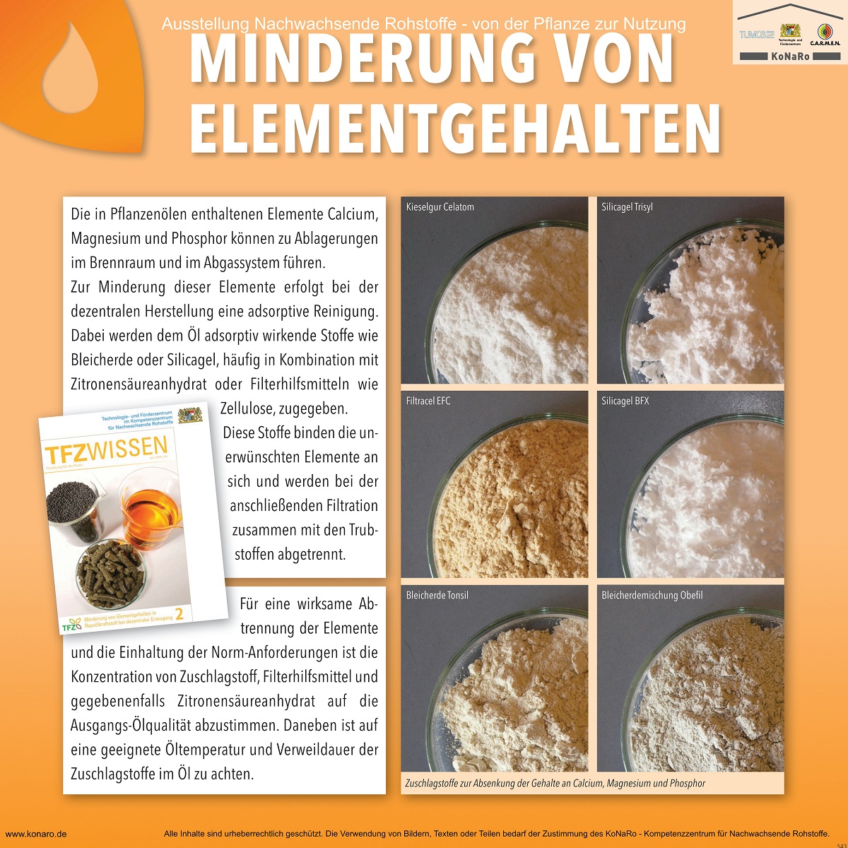 Abteilung 5: Minderung von Elementgehalten