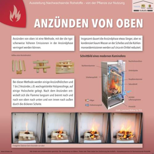 Abteilung 6: Anzünden von oben